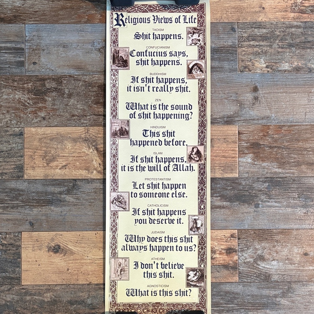 Wall Decor with Quotes - Cream and Black